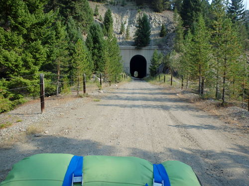 GDMBR: A back view of the tunnel.